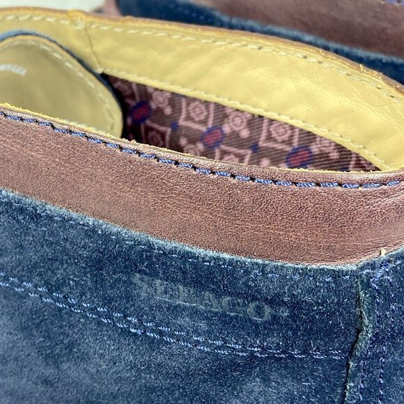 Sebago Chukka Boots Mens 9.5 Navy Blue Suede Leather Turner Lace Up Classic Shoe - Picture 12 of 13